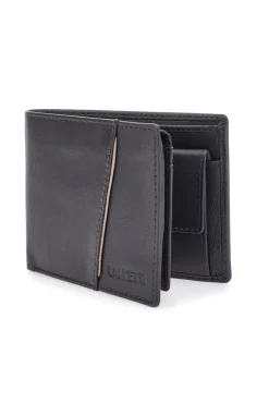 Portafoglio marrone con inserto a contrasto Lancetti LL25W-767-52