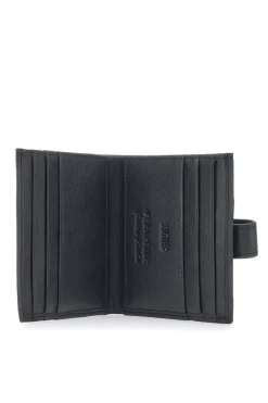 Portafoglio Nero con Clip in Vera Pelle JAGUAR PF873-98