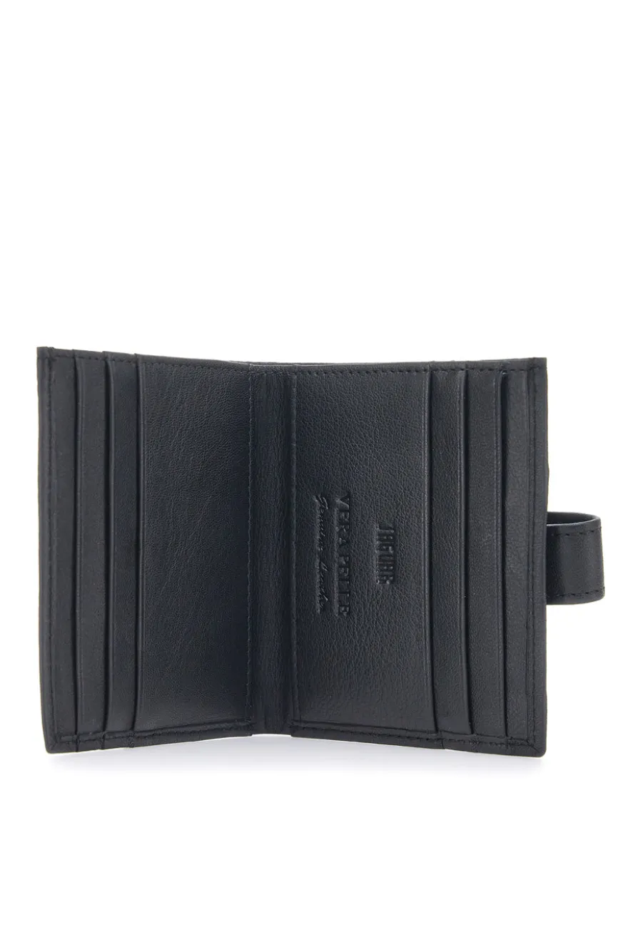Portafoglio Nero con Clip in Vera Pelle JAGUAR PF873-98
