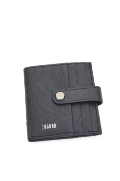 Portafoglio Nero con Clip in Vera Pelle JAGUAR PF873-98