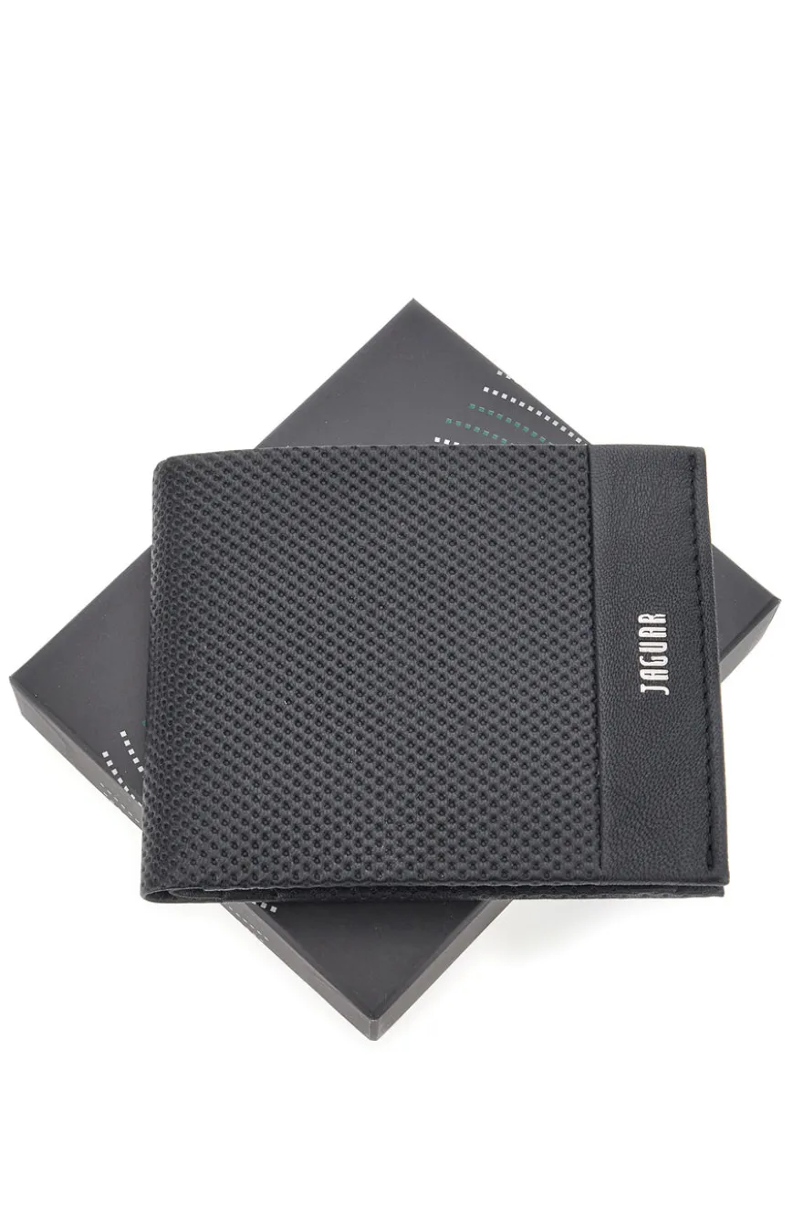 Portafoglio Nero con Porta Monete JAGAUR TPF873-9