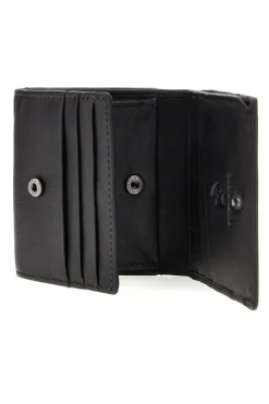 Portafoglio Nero in Pelle con Protezione RFID Enrico coveri EC26S-762-45