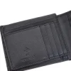 Portafoglio nero in vera pelle con protezione RFID Lancetti LL25W-768-04