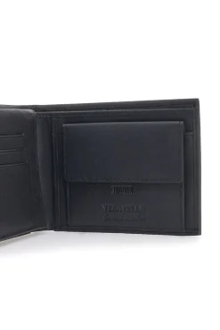 Portafoglio Nero in Vera Pelle JAGUAR PF873-1