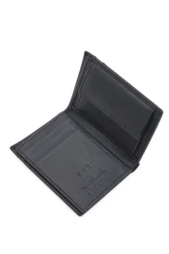 Portafoglio Nero In Vera Pelle Jaguar PF869-48/JAG