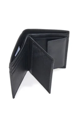 Portafoglio Nero In Vera Pelle Jaguar PF869-48/JAG
