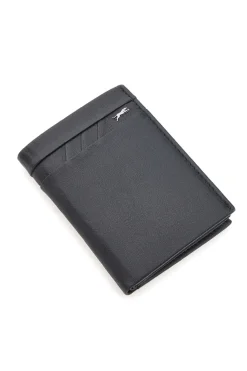 Portafoglio Nero In Vera Pelle Jaguar PF869-48/JAG