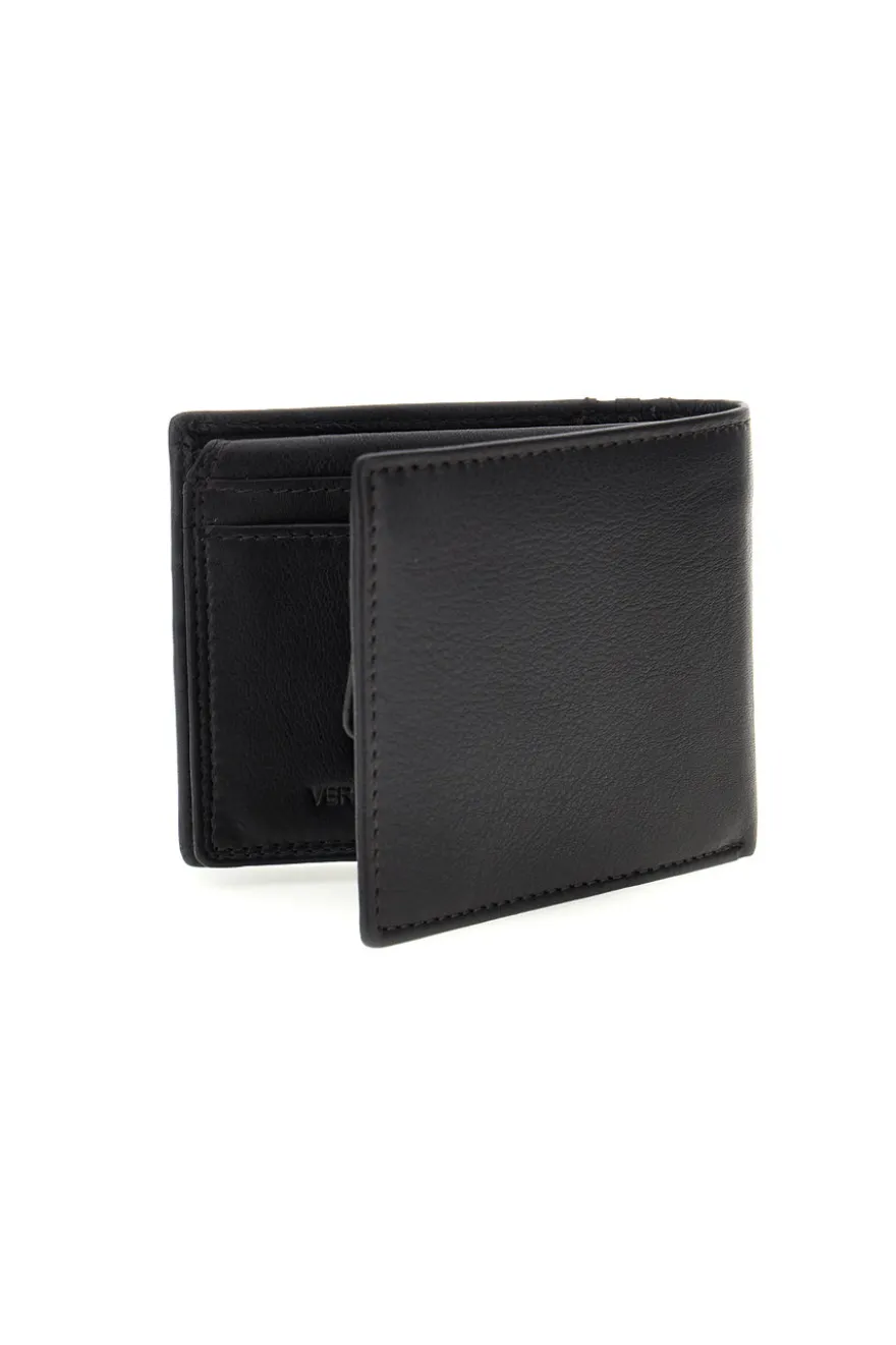 Portafoglio Nero in Vera Pelle con Protezione RFID Biagiotti uomo LB26S-772-44
