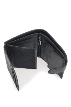Portafoglio Rettangolare Nero Compatto con Multiscomparto JAGUAR PF873-86
