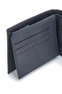 Portafoglio Slim Blu Notte In vera pelle Navigare PF836