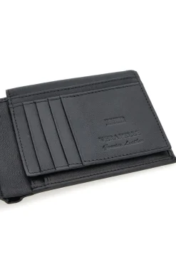 Portafoglio Slim Nero In vera pelle Jaguar PF825-100