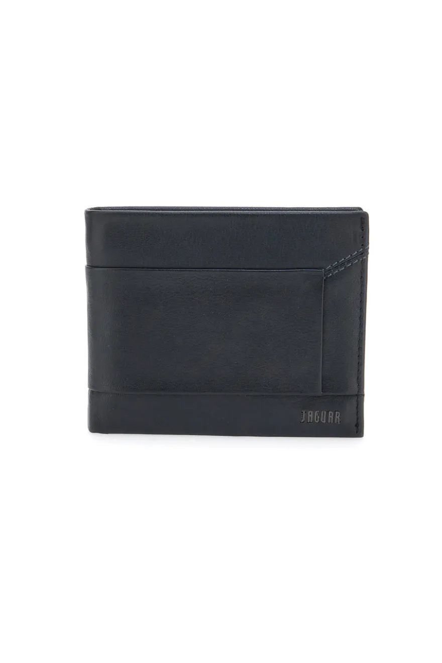 Portafoglio Slim Nero In vera pelle Jaguar PF825-100