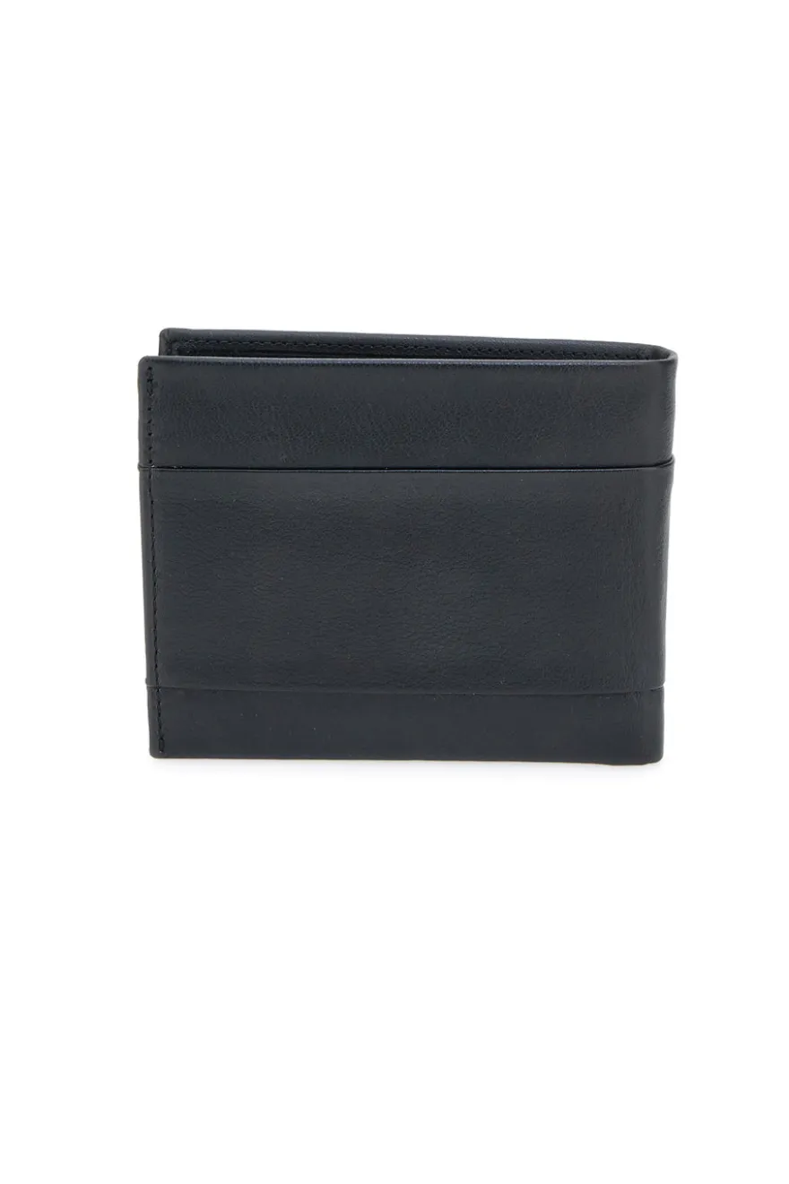 Portafoglio Slim Nero In vera pelle Jaguar PF825-4