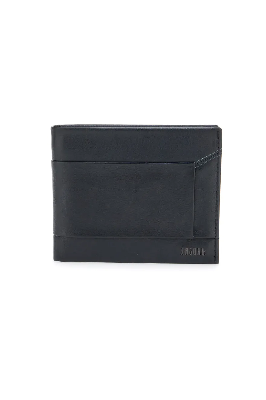 Portafoglio Slim Nero In vera pelle Jaguar PF825-4
