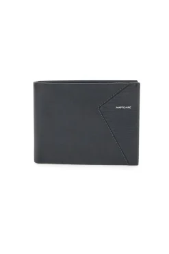 Portafoglio Slim Nero In vera pelle Navigare PF828