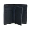 Portafoglio Verticale Blu Navy in Pelle con Protezione RFID Lancetti LL26S-766-72