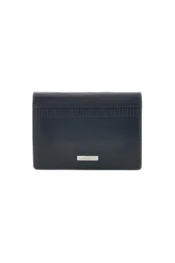 Portafoglio Verticale Blu Navy in Pelle con Protezione RFID Lancetti LL26S-766-72