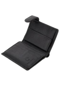 Portafoglio Verticale Nero in Pelle con Protezione RFID Lancetti LL26S-766-82
