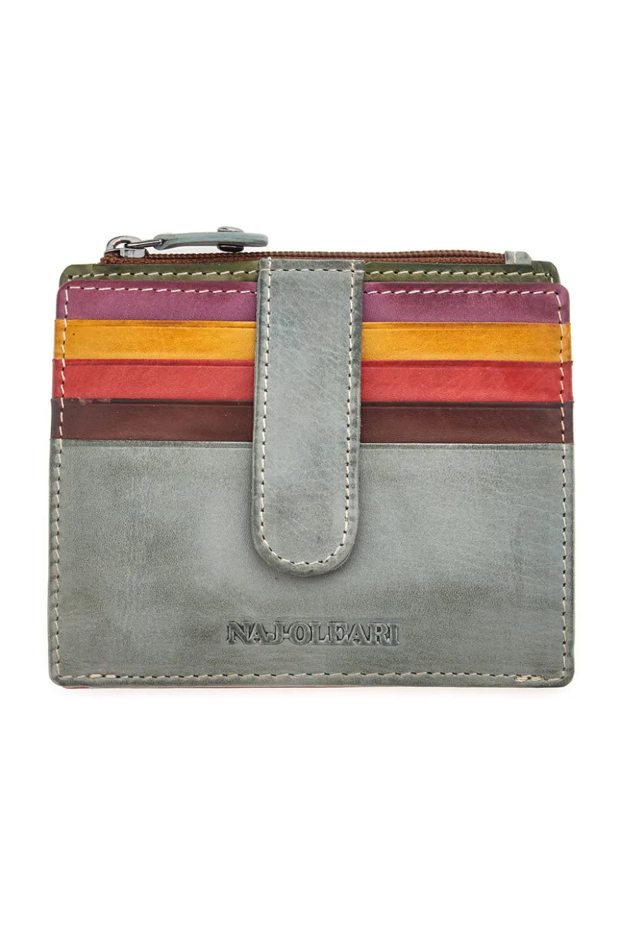 Portatessere multicolore con zip Naj-oleari 1935