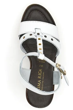 Prima Riga Keilsandalen 9269 Weiß