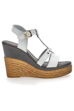 Prima Riga Keilsandalen 9269 Weiß