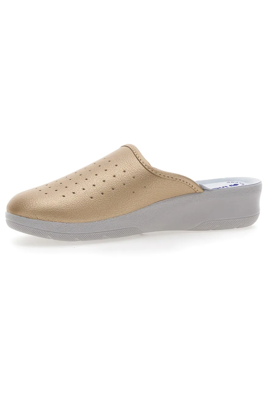 Professionelle Hausschuhe Gold Inblu 5033N