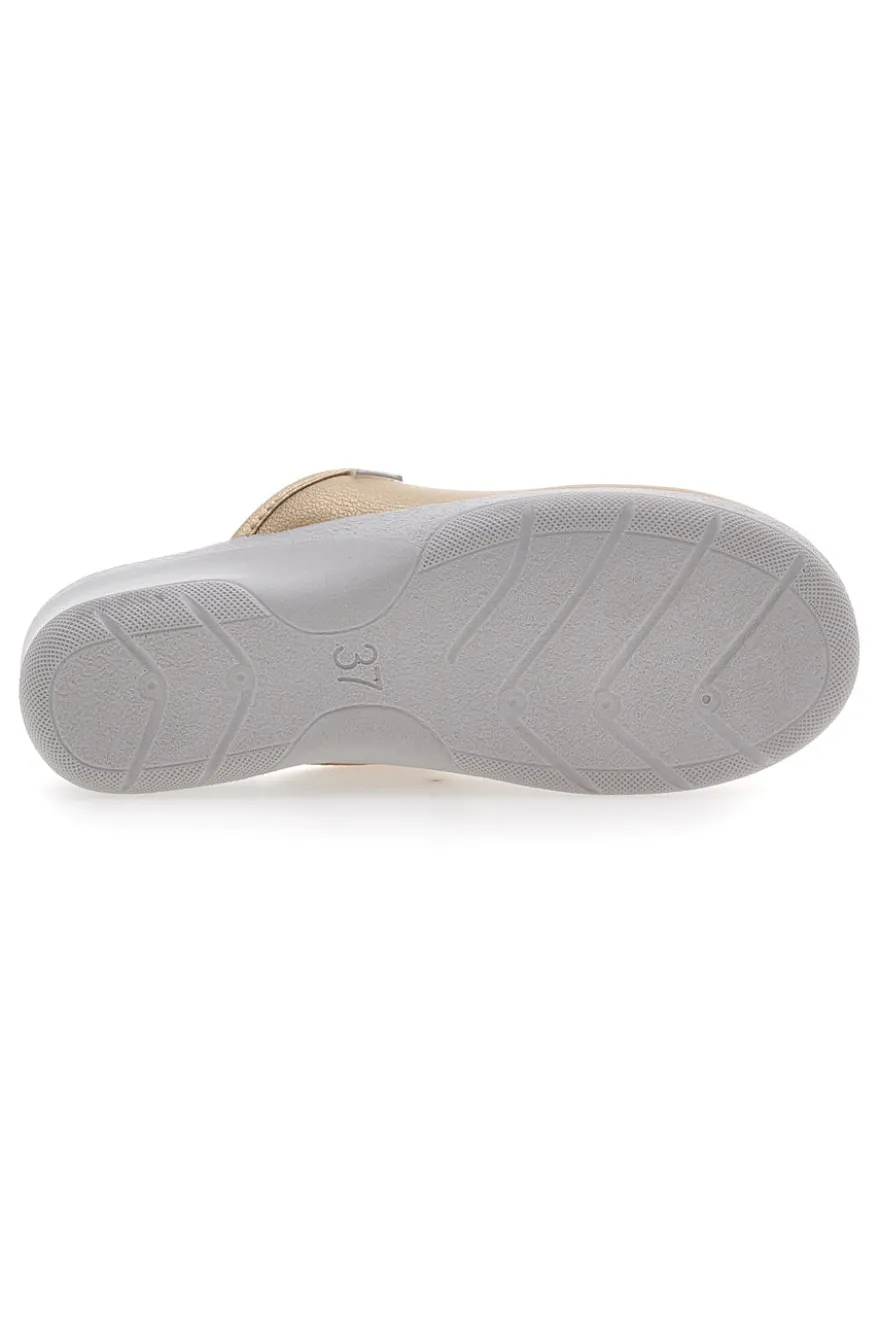 Professionelle Hausschuhe Gold Inblu 5033N