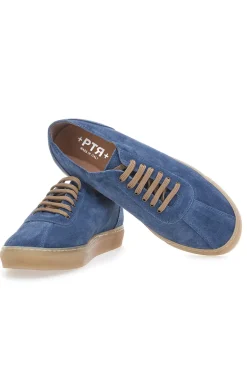 PTR Nova Blu - Sneakers Made in Italy In Suede