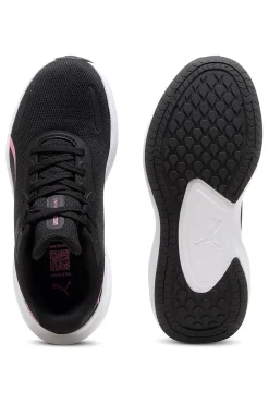 Puma – Skyrocket Lite – Schwarze Laufschuhe mit rosa Details