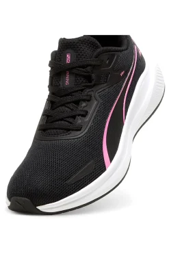 Puma – Skyrocket Lite – Schwarze Laufschuhe mit rosa Details
