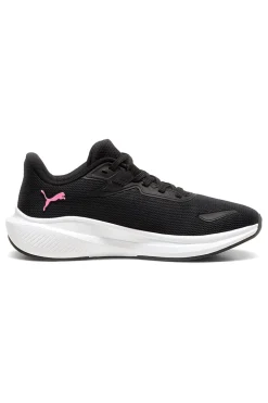 Puma – Skyrocket Lite – Schwarze Laufschuhe mit rosa Details