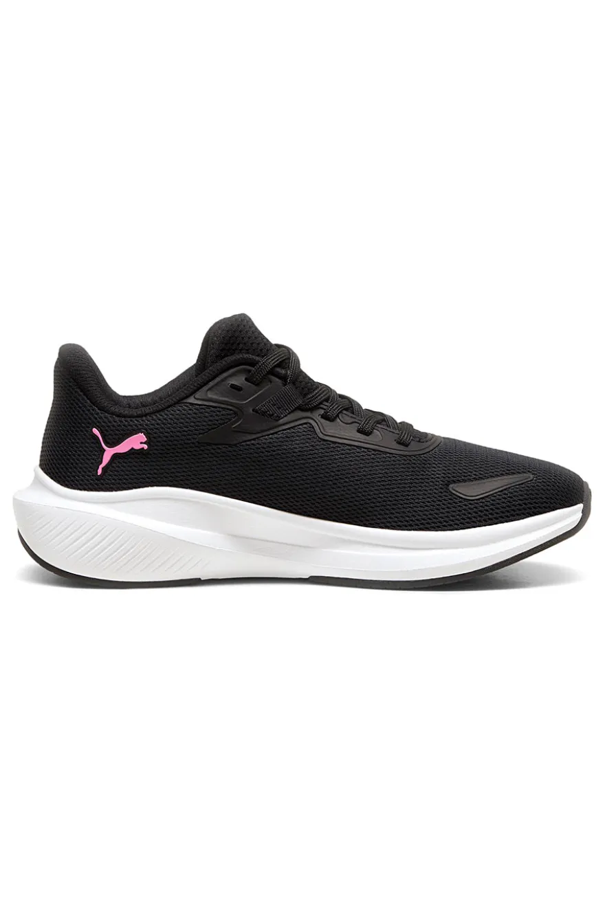 Puma – Skyrocket Lite – Schwarze Laufschuhe mit rosa Details