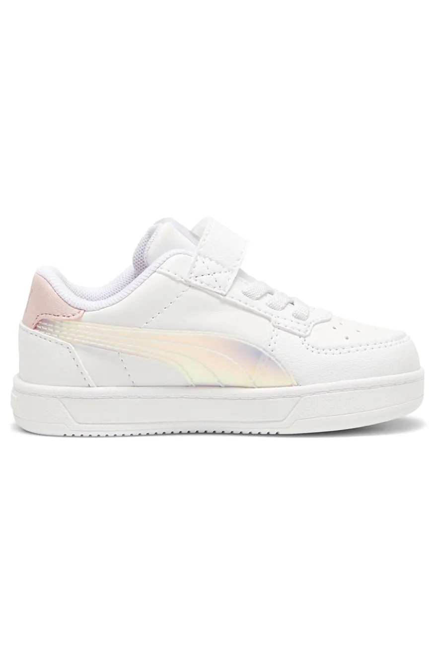Puma Caven 2.0 Holo 2.0 AC+ Inf – Weiße Sneakers mit holografischen Details