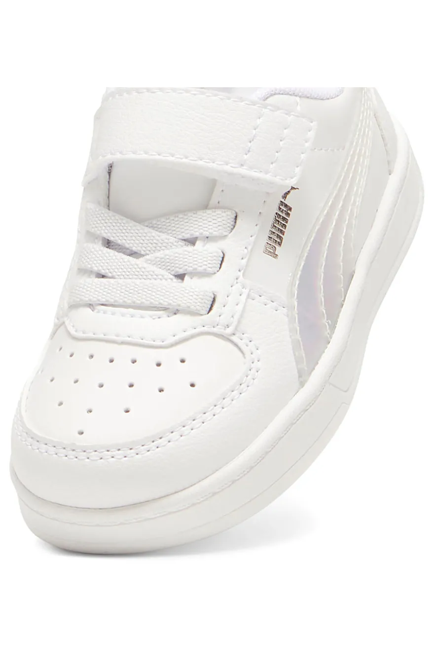 Puma Caven 2.0 Holo 2.0 AC+ Inf – Weiße Sneakers mit holografischen Details