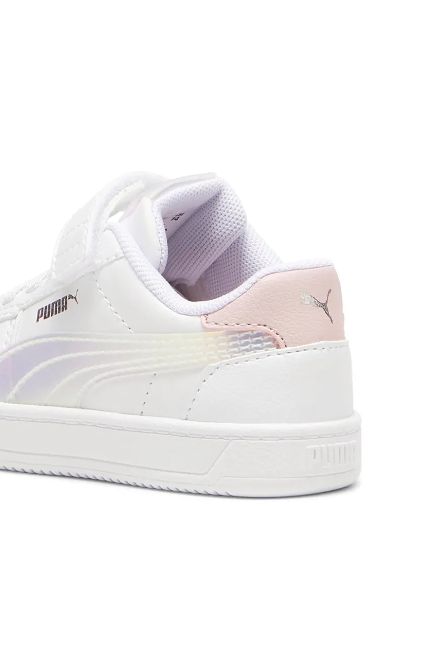 Puma Caven 2.0 Holo 2.0 AC+ Inf – Weiße Sneakers mit holografischen Details