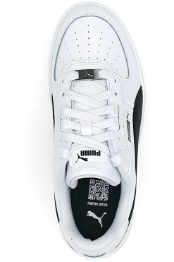 Puma Caven 2 weiße Sneaker mit schwarzem Seitenstreifen