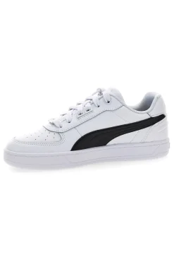Puma Caven 2 weiße Sneaker mit schwarzem Seitenstreifen