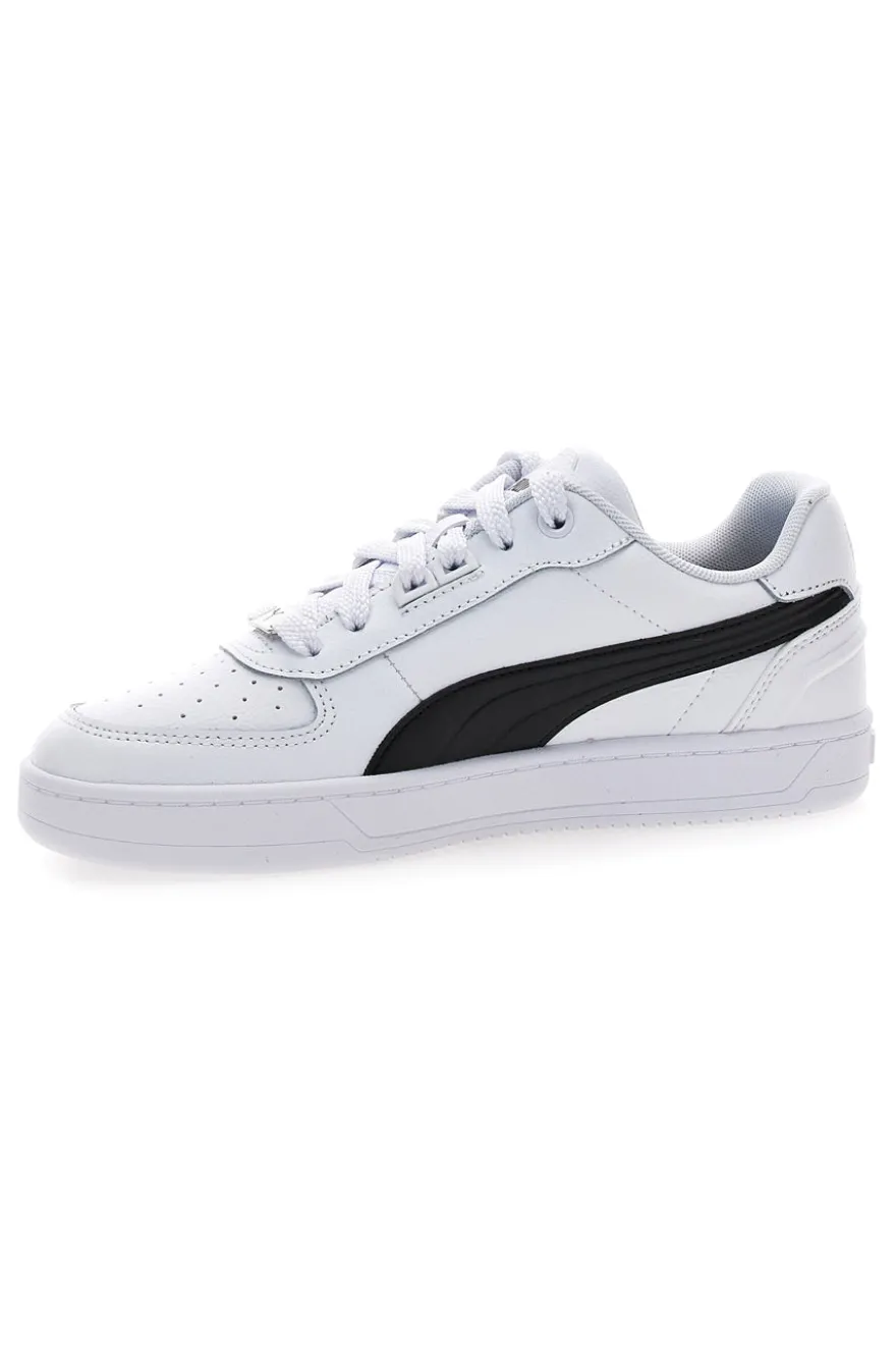 Puma Caven 2 weiße Sneaker mit schwarzem Seitenstreifen