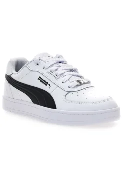 Puma Caven 2 weiße Sneaker mit schwarzem Seitenstreifen