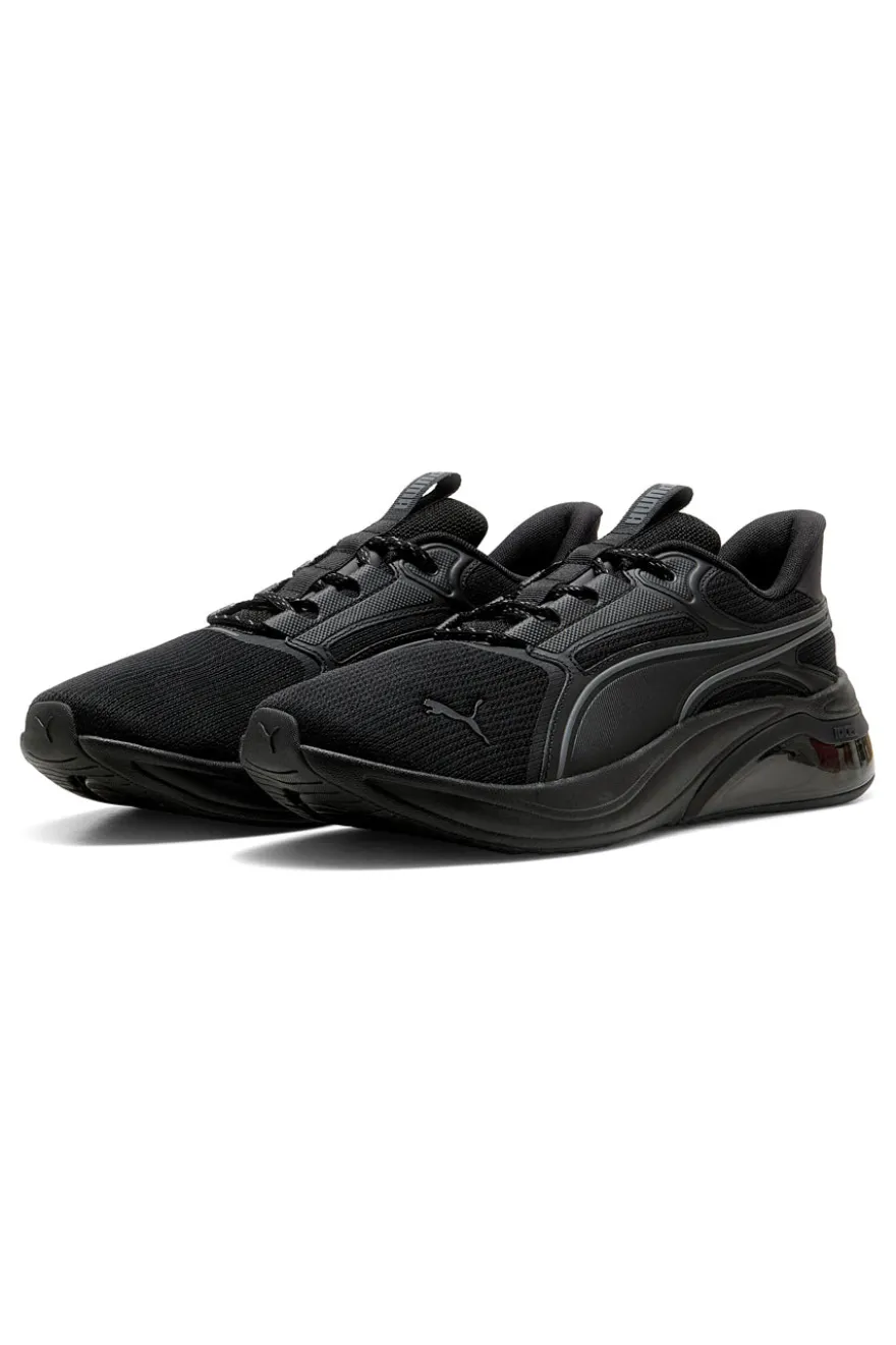 Puma Cell Thrill Dash – schwarze Stoff-Sneaker mit Dämpfung