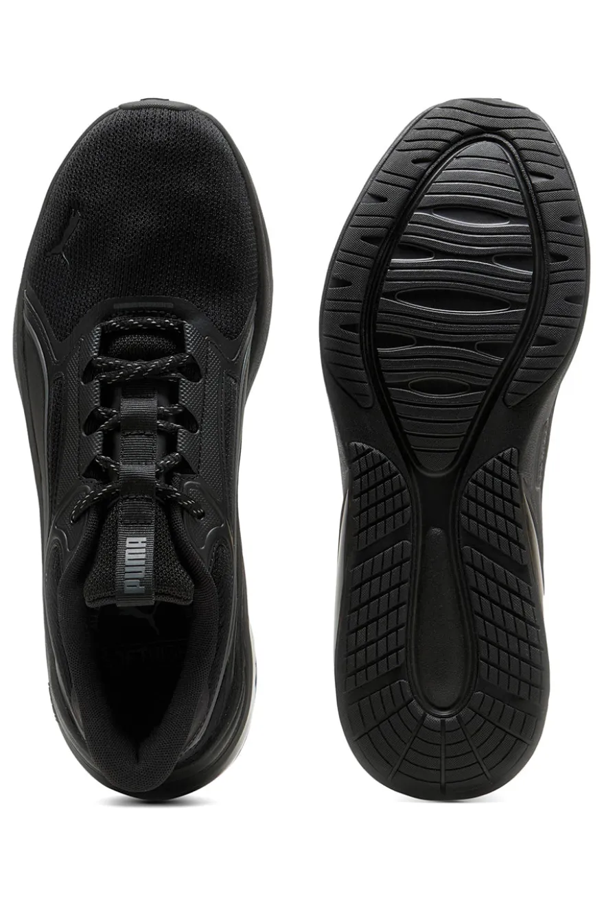 Puma Cell Thrill Dash – schwarze Stoff-Sneaker mit Dämpfung