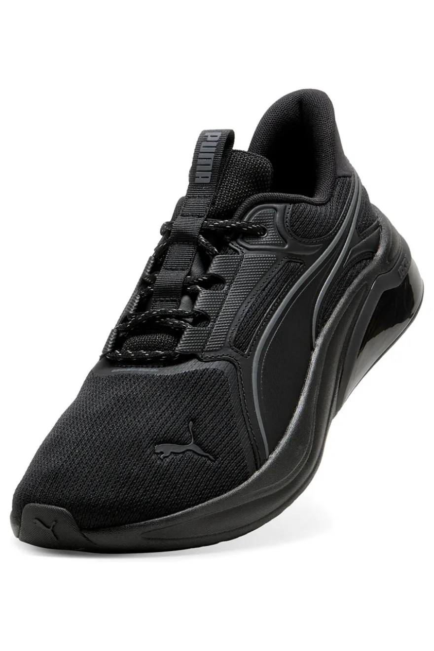 Puma Cell Thrill Dash – schwarze Stoff-Sneaker mit Dämpfung