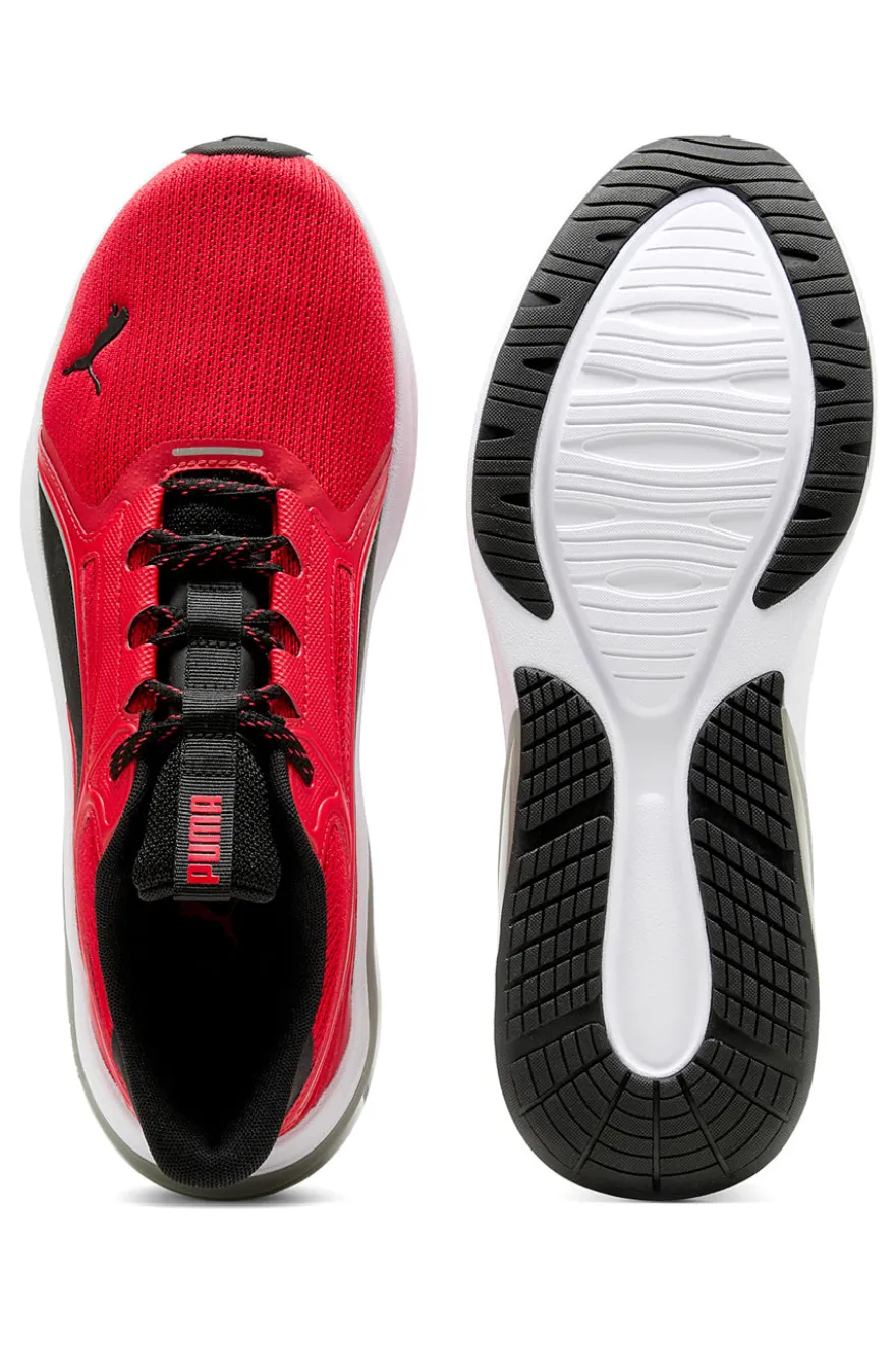 Puma CELL THRILL DASH Rote Laufschuhe mit CELL-Dämpfung