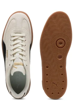 Puma Club II Era Suede – Beige Wildleder-Sneaker mit Gummisohle