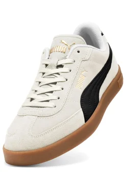 Puma Club II Era Suede – Beige Wildleder-Sneaker mit Gummisohle