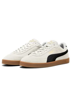Puma Club II Era Suede – Beige Wildleder-Sneaker mit Gummisohle