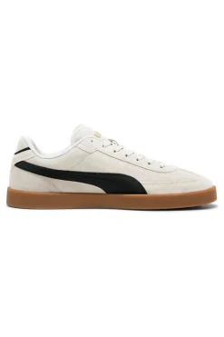 Puma Club II Era Suede – Beige Wildleder-Sneaker mit Gummisohle