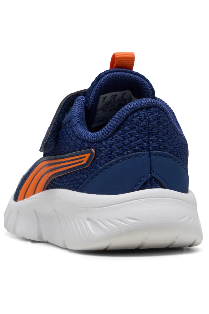 Puma Flexfocus Modern AC Inf blau orange leicht atmungsaktiv Turnschuhe
