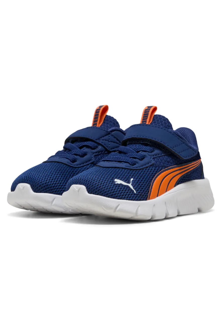 Puma Flexfocus Modern AC Inf blau orange leicht atmungsaktiv Turnschuhe