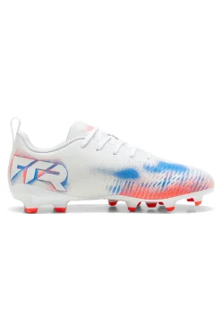 Puma Future 8 Play FG/AG Jr Weiße Fußballschuhe